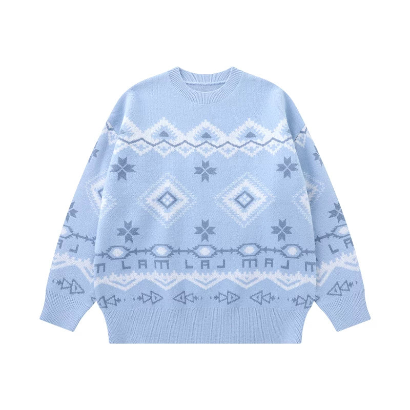 LAMLICKA Fair Isle jacquard crewneck sweater, product image 7