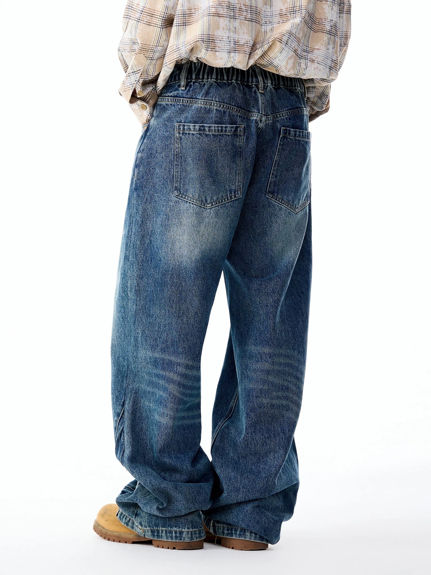 LAMLICKA Unique Hand - Painted Blue Denim Jacket - Elevate Your Autumn Style - LAMLICKA