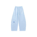 Lamlicka Star Print Wide - Leg Curved Sweatpants Unisex Relaxed Fit - Pants - LAMLICKA - Blue - 2XL