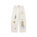 LAMLICKA white spotted dog wide-leg pants, product image 7