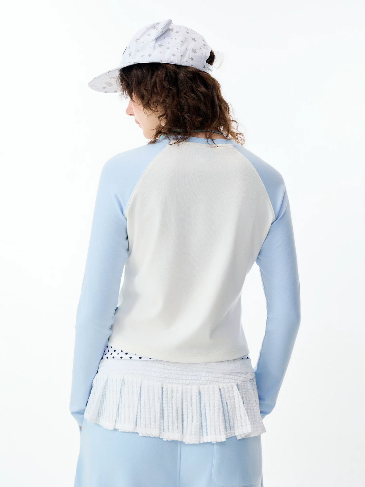Lamlicka Whimsical Elephant Raglan Long Sleeve Fitted Tee - Tops - LAMLICKA