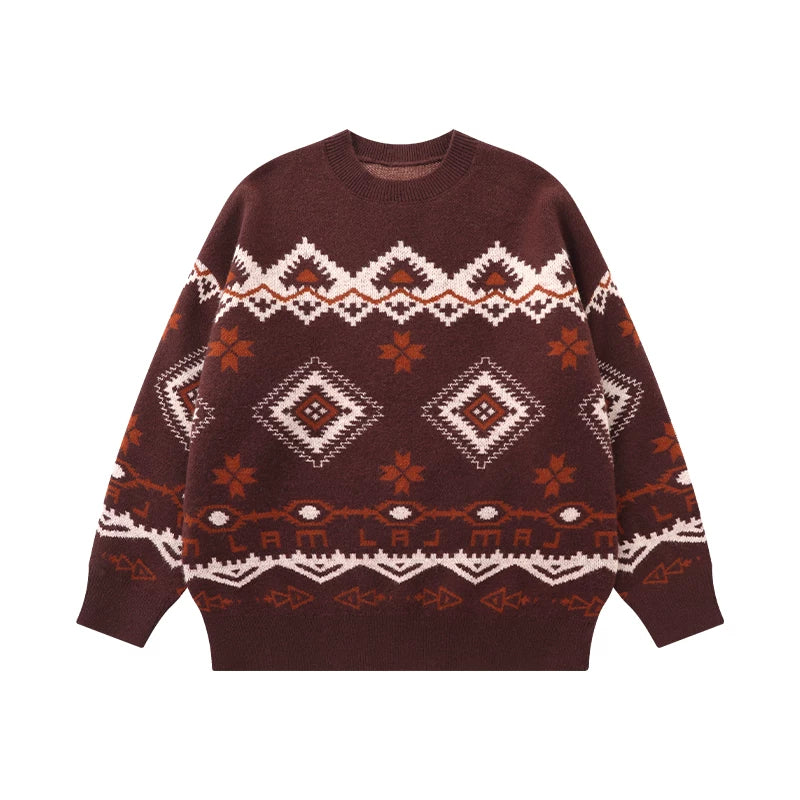 LAMLICKA Fair Isle jacquard crewneck sweater, product image 8