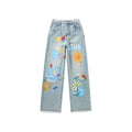 Lamlicka Elevate Your Style with Casual Loose Fit Jeans for Effortless Chic - LAMLICKA - 蓝色 - 2XL 175 - 200斤 - 6283067418066