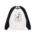 Lamlicka Cool Cat Print White Cotton Crew Neck Long Sleeve Sweatshirt for Men - Perfect for Fall Fashion - LAMLICKA - 白色 - 2XL 适合175 - 200斤 - 6118132661361