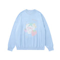 LAMLICKA blue hand-drawn strawberry knit sweater, product image 7