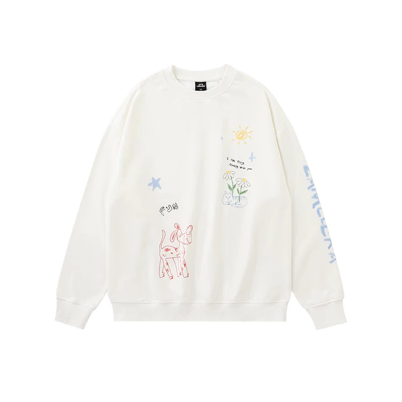 LAMLICKA graffiti print crewneck sweatshirt, product image 8