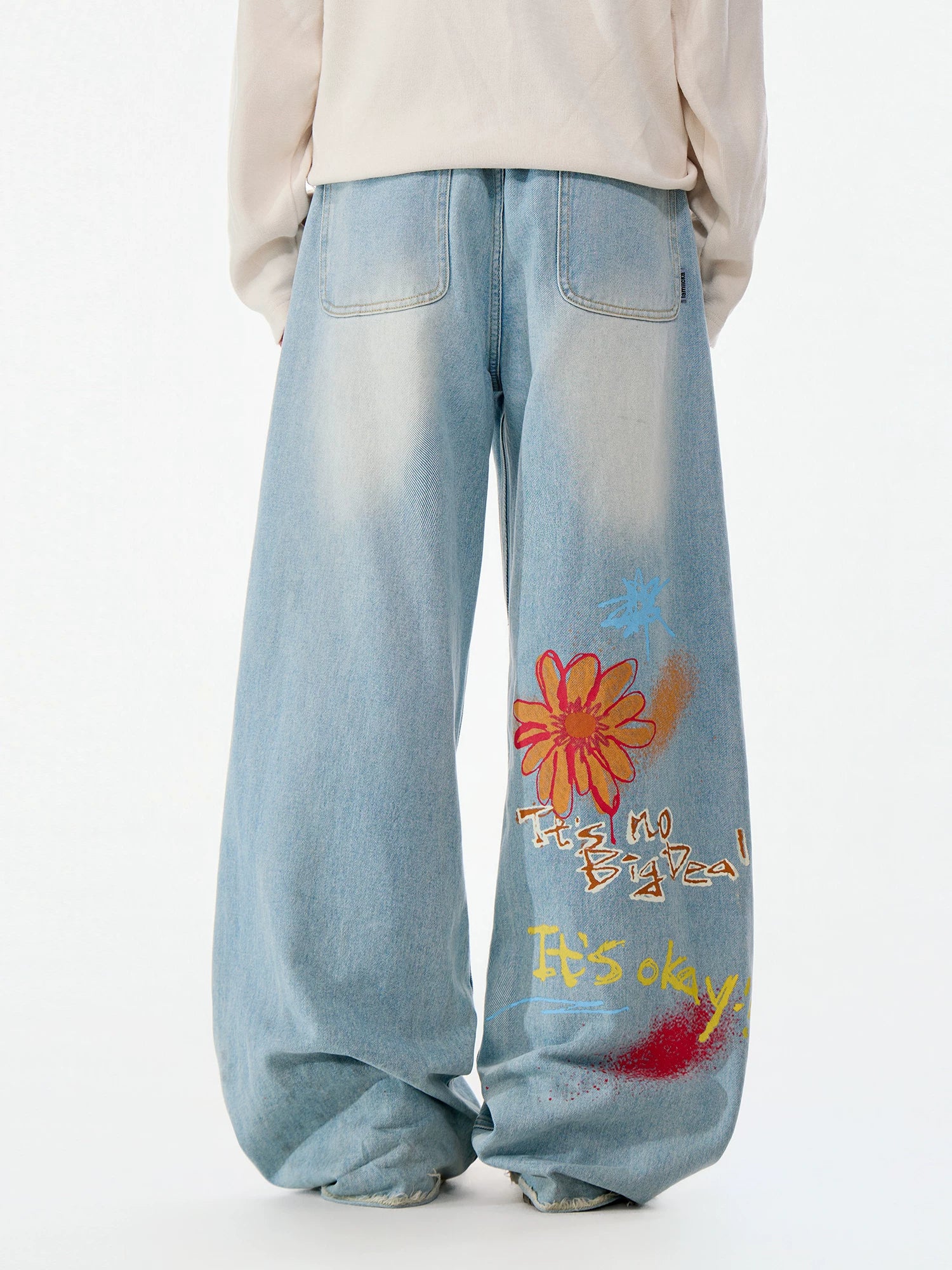 Lamlicka Elevate Your Style with Casual Loose Fit Jeans for Effortless Chic - LAMLICKA