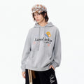 LAMLICKA American Style Embroidered Letter Hoodie – Heavyweight Oversized Streetwear Sweatshirt for Men & Women, Grey - LAMLICKA - Gray - 2XL - 6121220460034