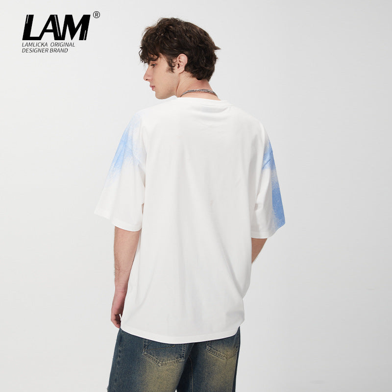Lamlicka Stylish Cartoon Monster Graphic T - Shirt for Casual Summer Vibes - LAMLICKA