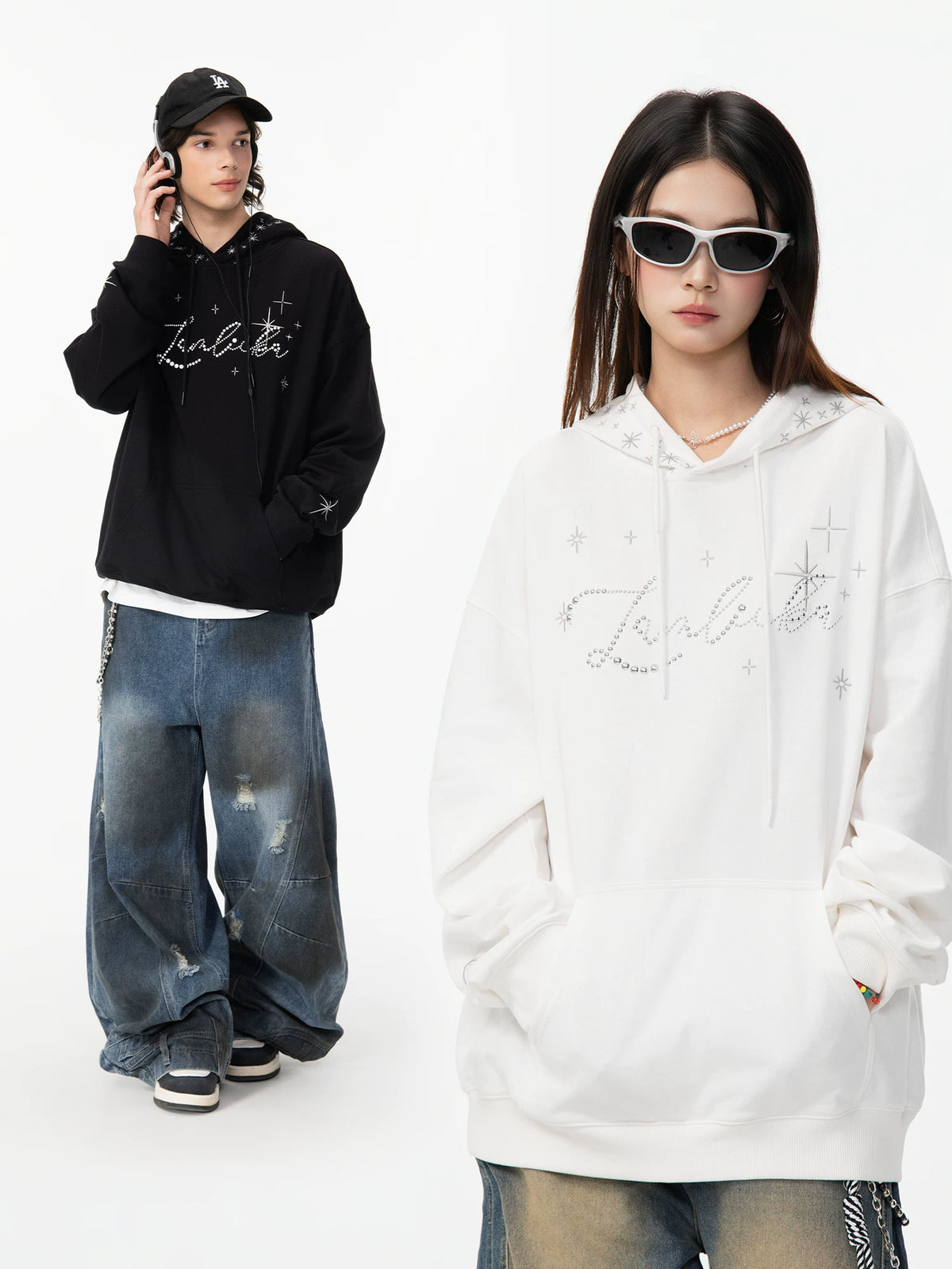 Union Star Black Hoodie – LAMLICKA